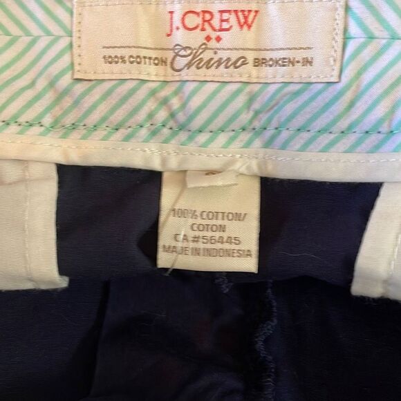 J. Crew Women’s Navy Blue Buttery Twill City Fit Shorts size 8 NEW with tags - Picture 4 of 4